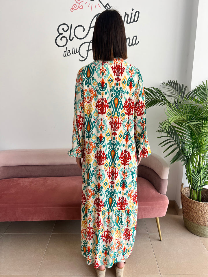 Vestido Diana aguamarina