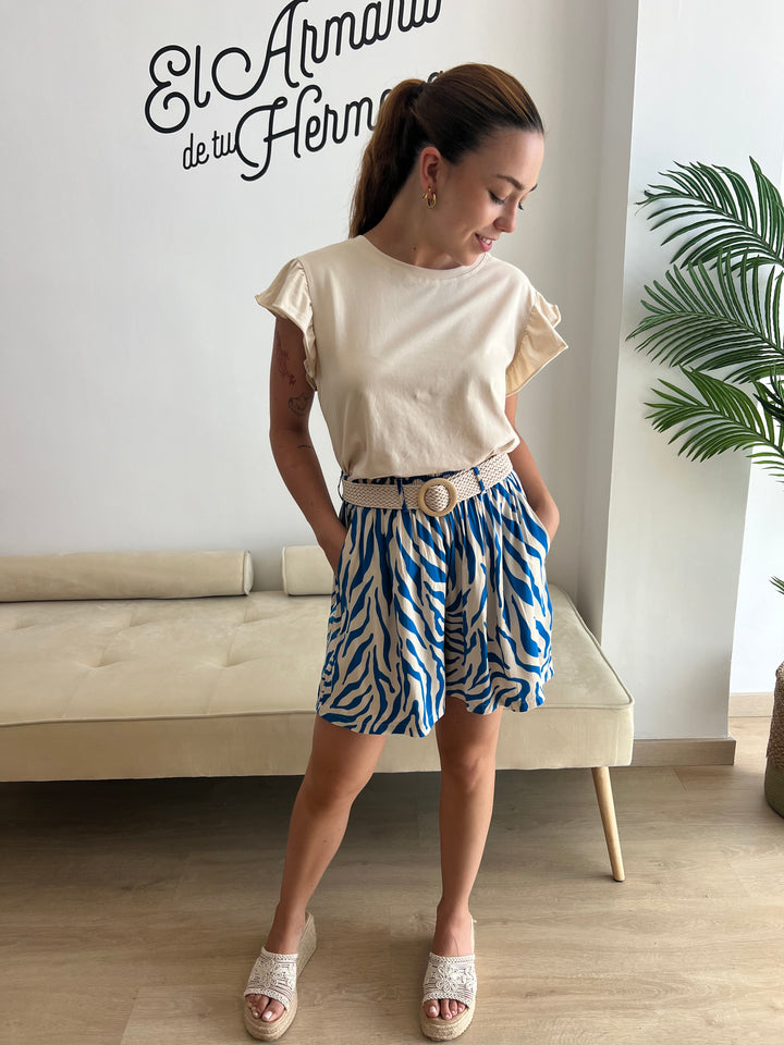 Short Sheila azul