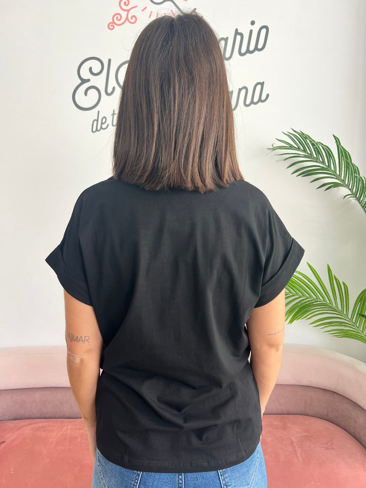 Camiseta Outside negro