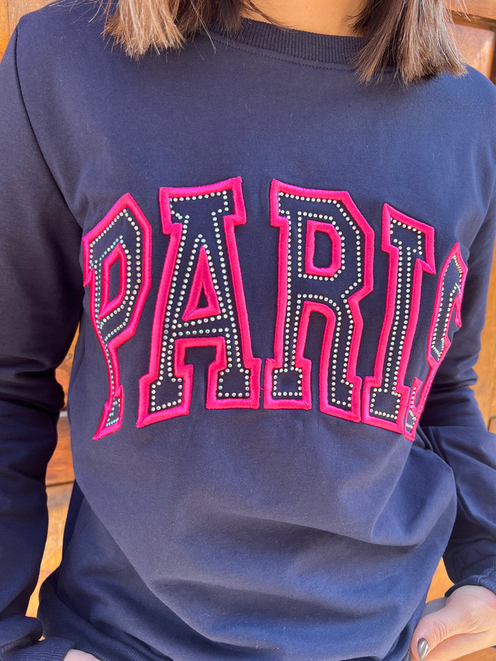 Sudadera Francia azul marino