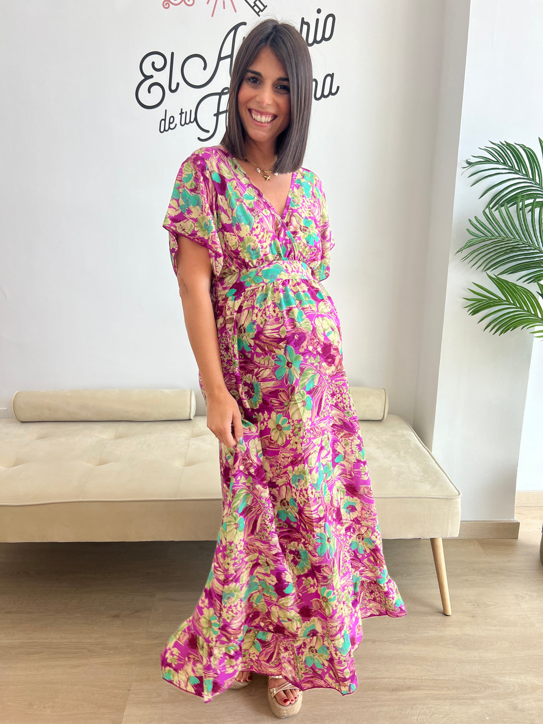 Vestido Xiomara morado