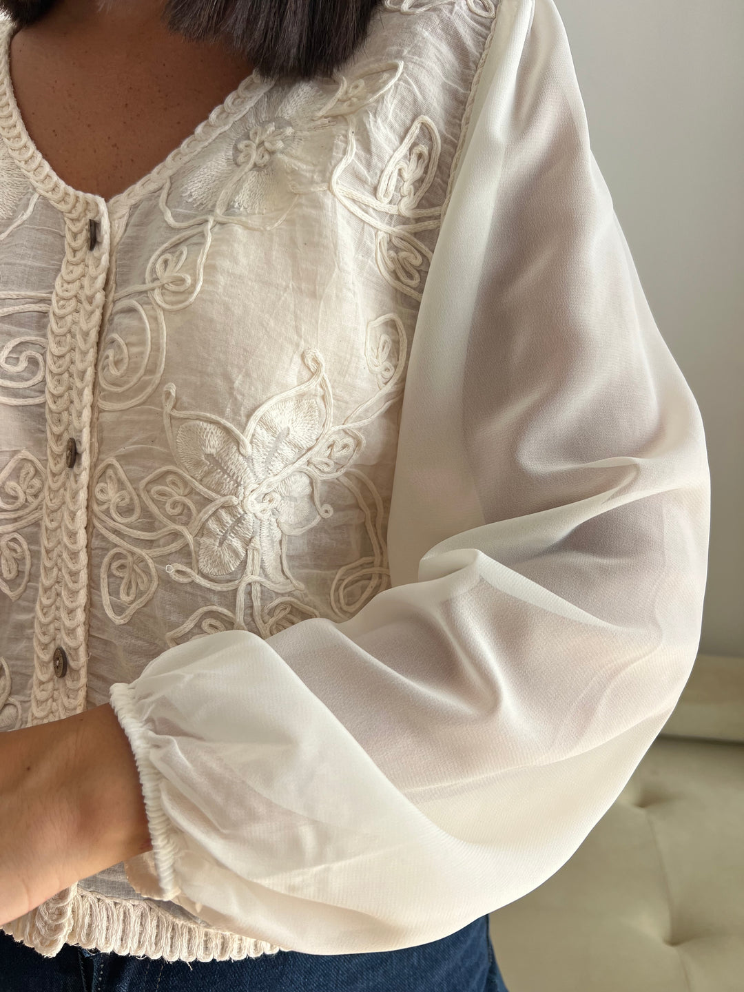 Chaqueta Aurora beige