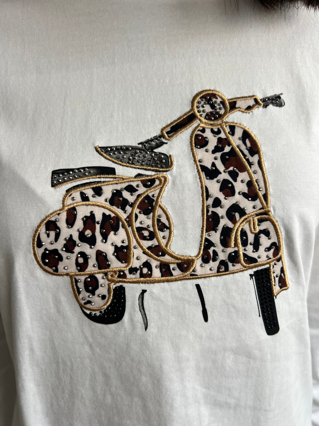 Camiseta Vespa blanco