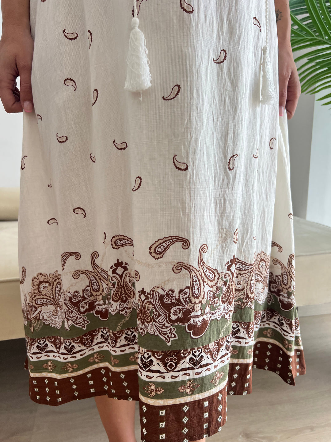 Vestido Maialen verde oscuro