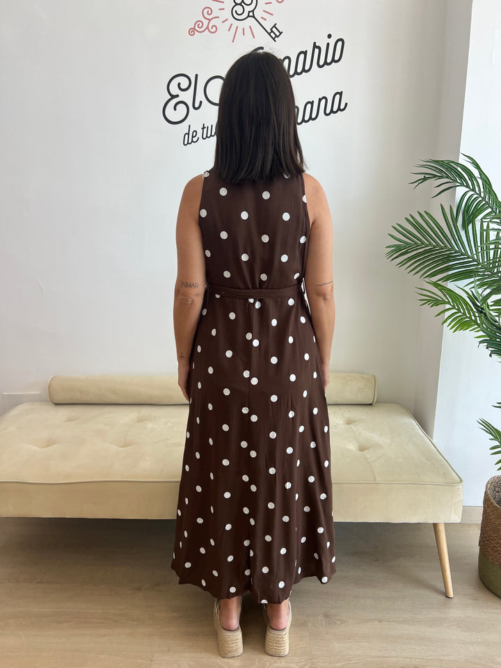Vestido Oriana marrón