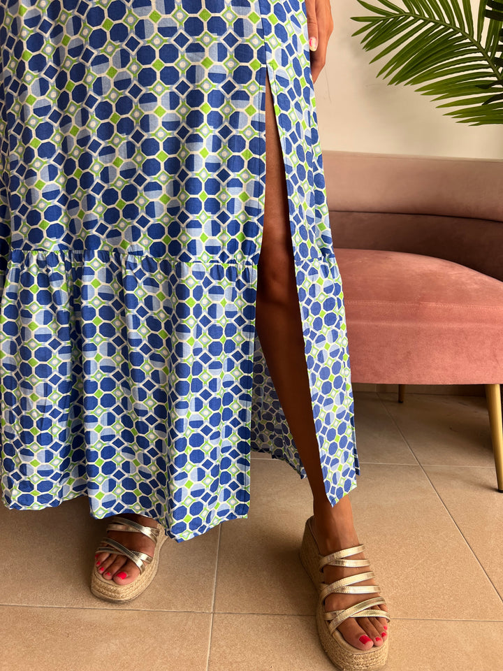 Vestido Ángela azul