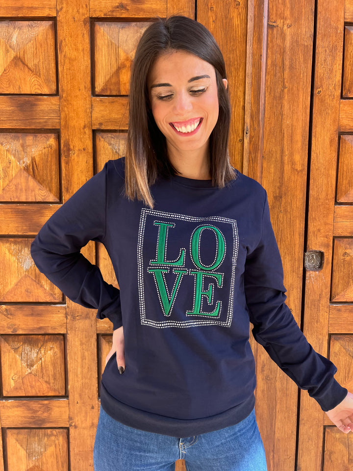 Sudadera Valen azul marino
