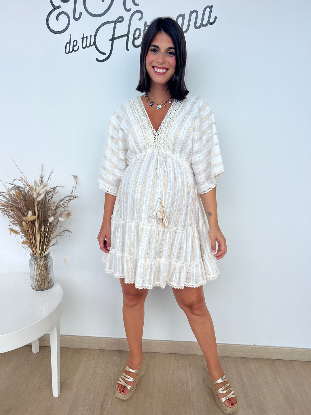 Vestido Belice blanco