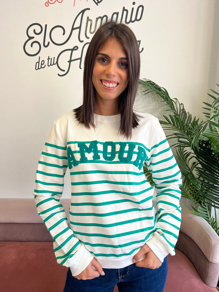 Sudadera Adela verde