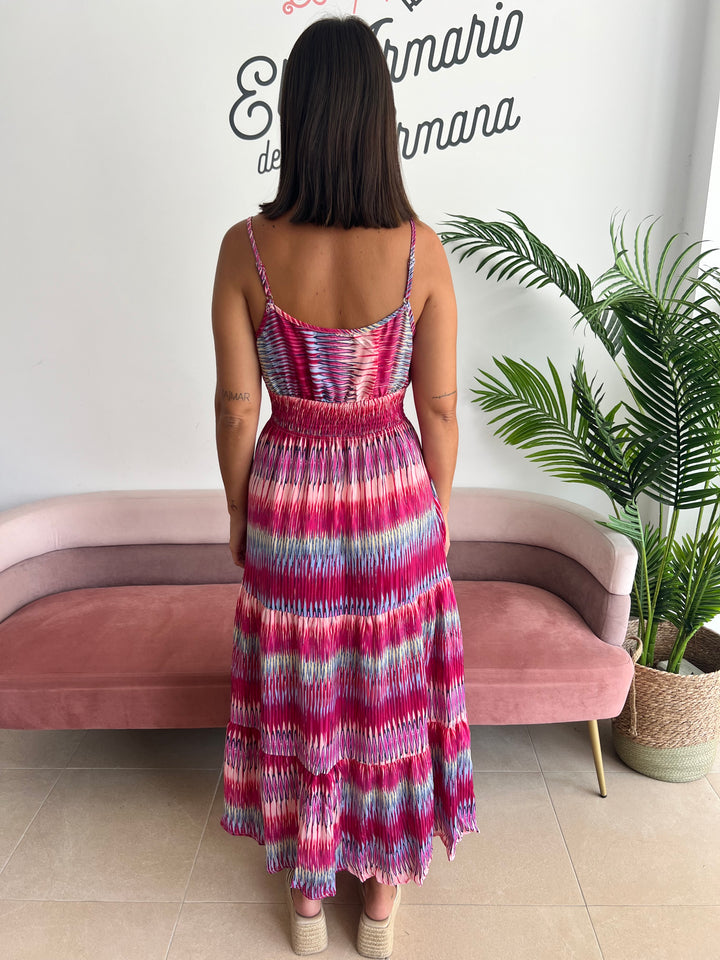 Vestido Ariadna fucsia