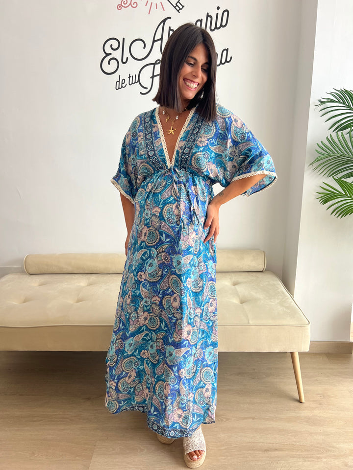Vestido Tatiana Indio azul
