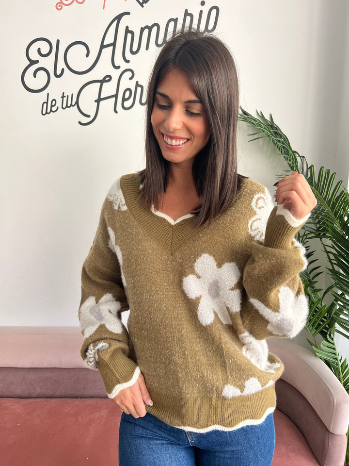 Jersey Sheila verde oscuro