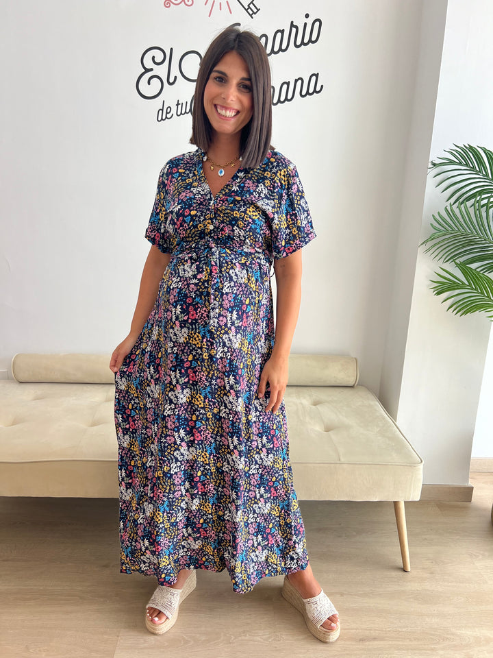 Vestido Chenoa azul marino