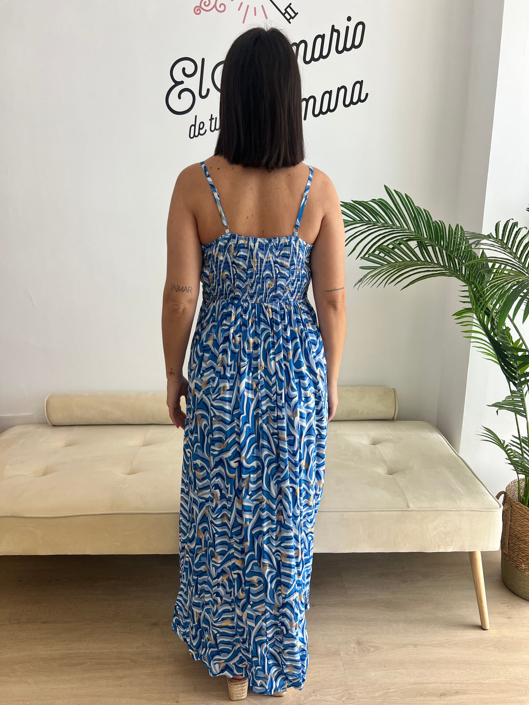 Vestido Charito azul