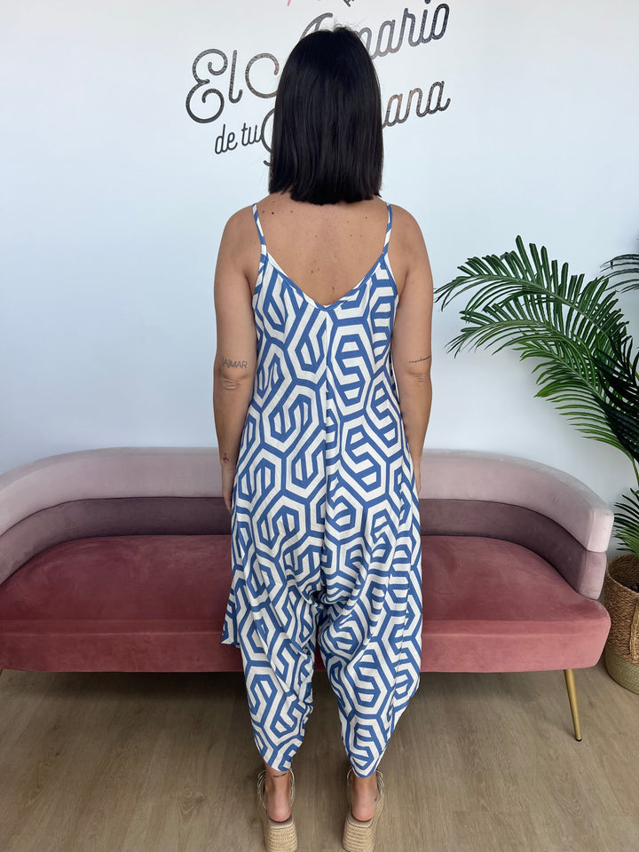 Mono Lady azul