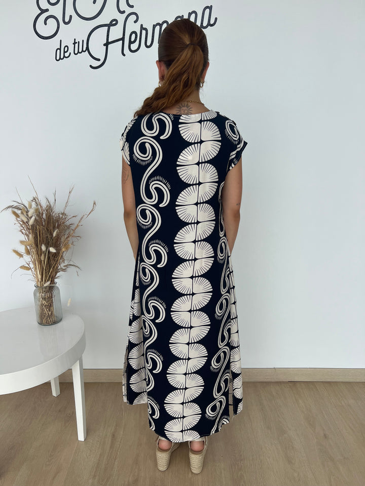 Vestido Salinas azul marino
