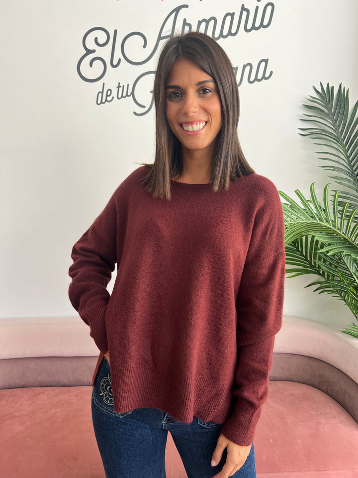 Jersey Manuela burdeos