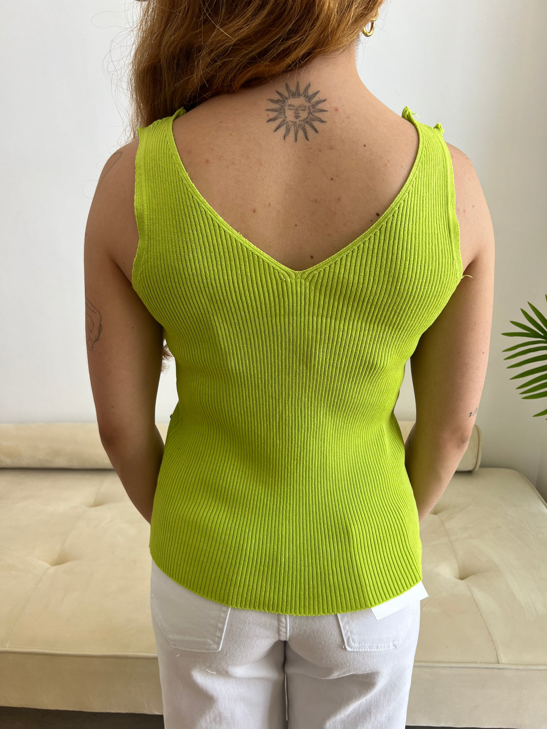 Top Lina verde
