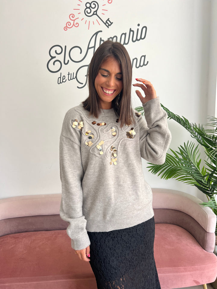Jersey Esmeralda gris
