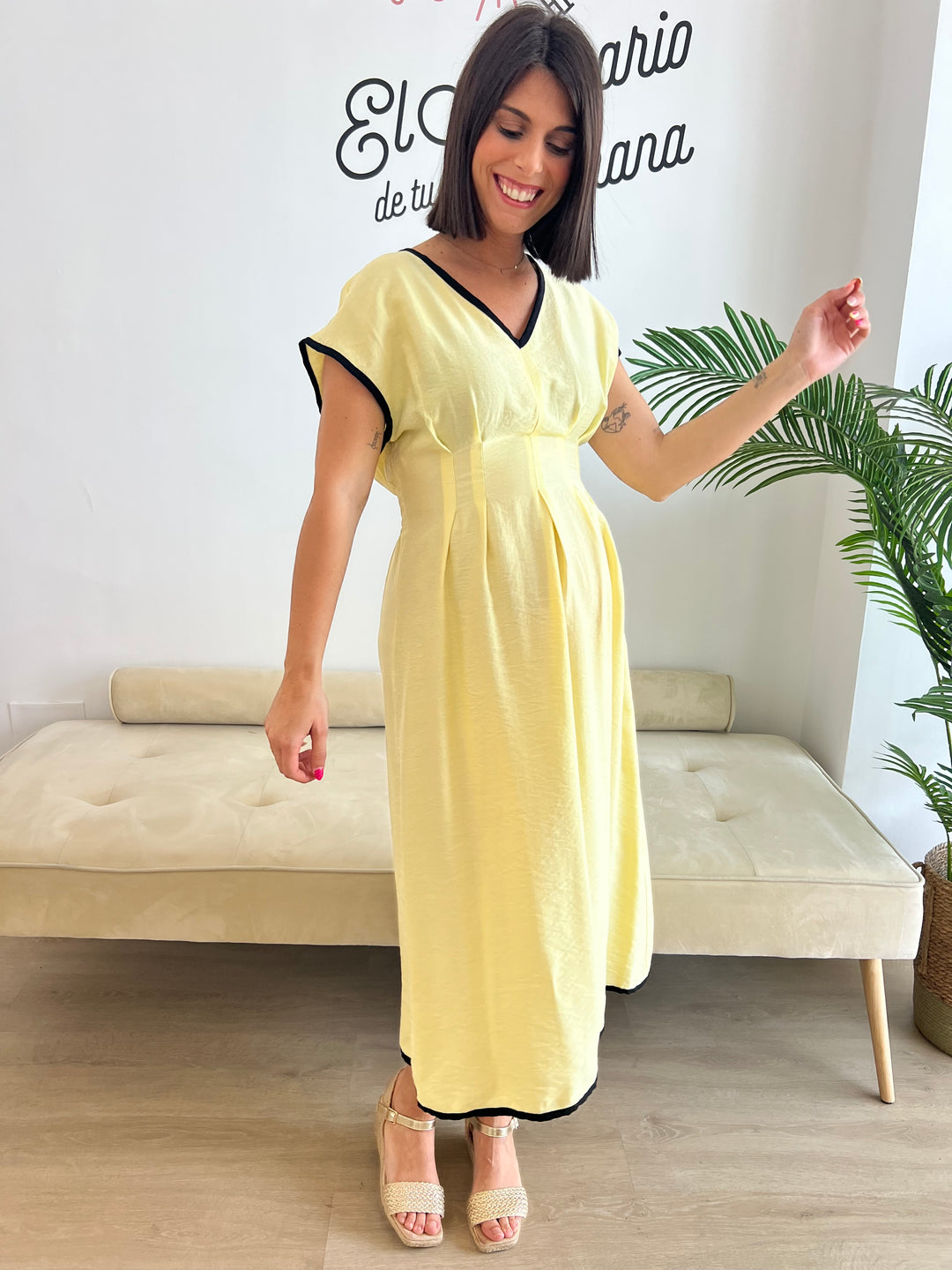 Vestido Selana amarillo