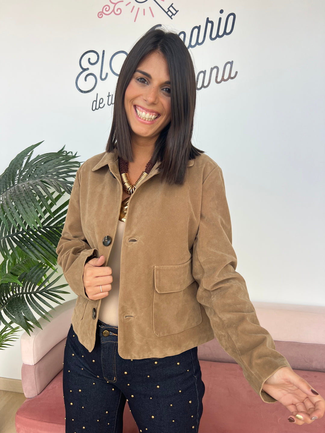 Chaqueta Érika camel