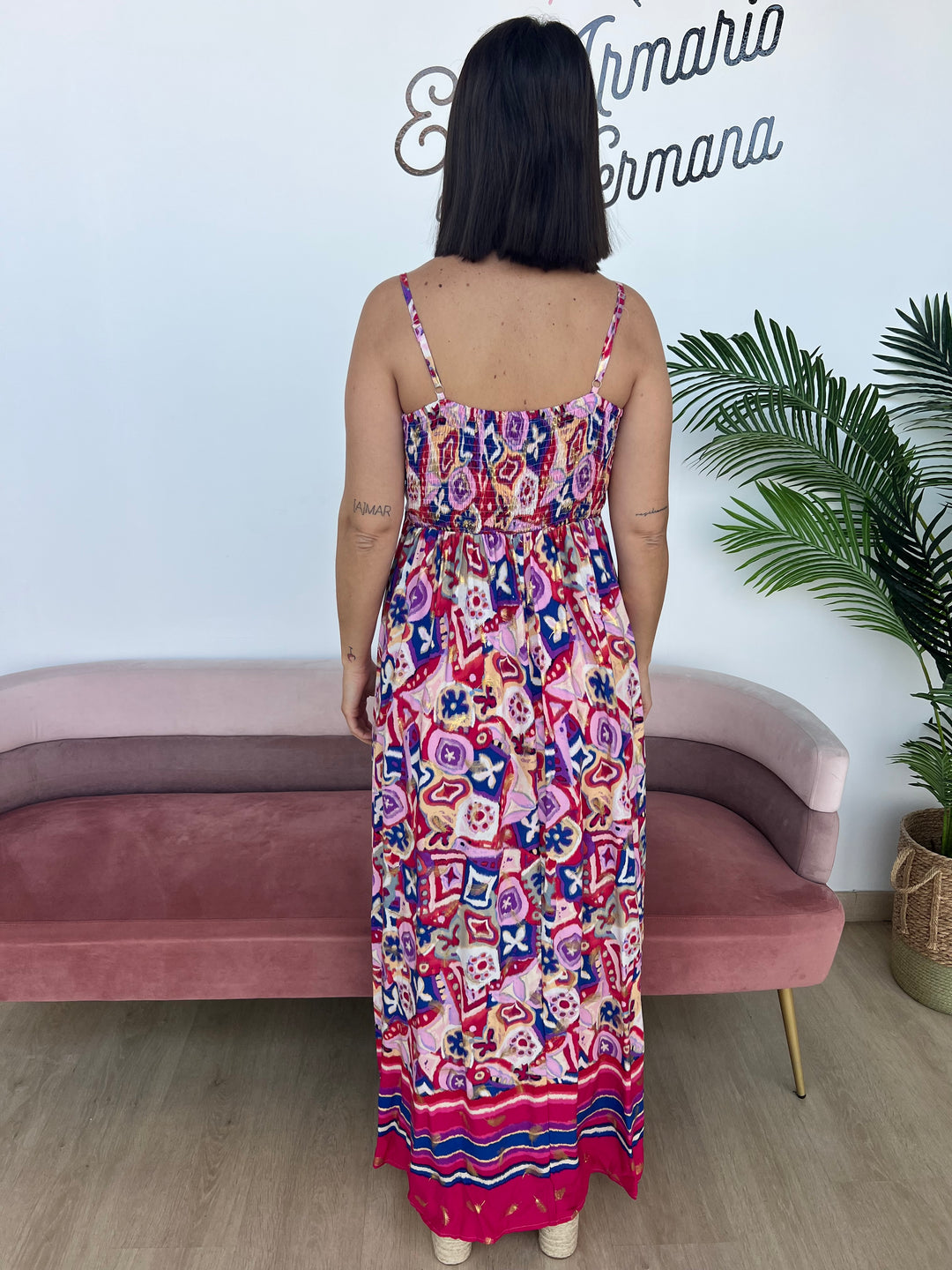 Vestido Maica fucsia