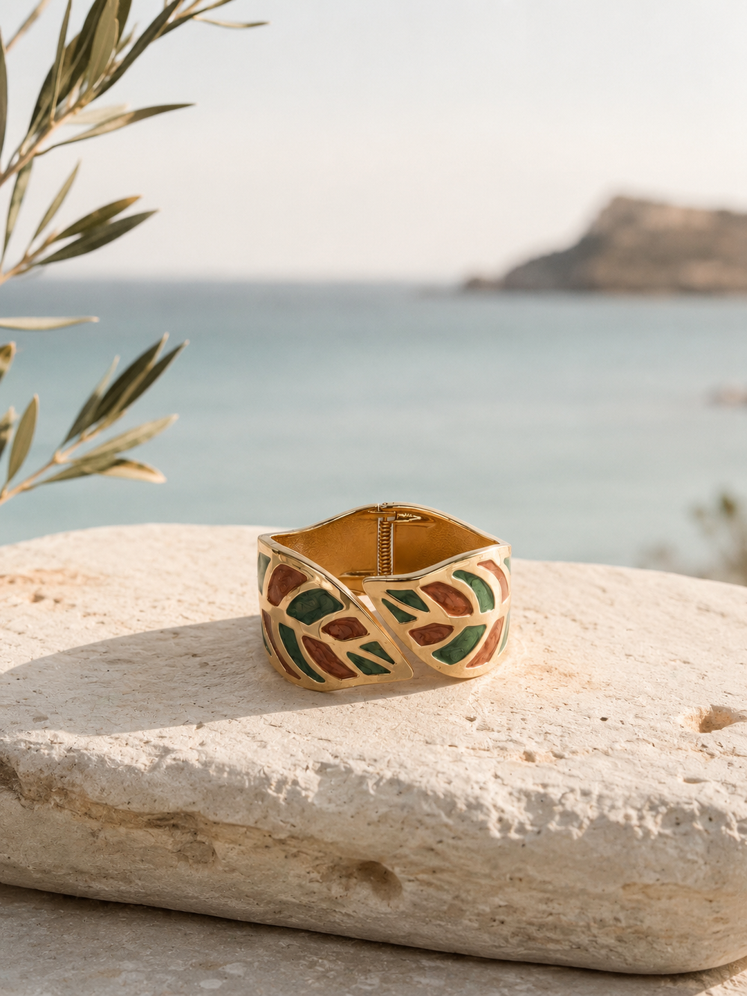 Pulsera Hoja multicolor (no acero)