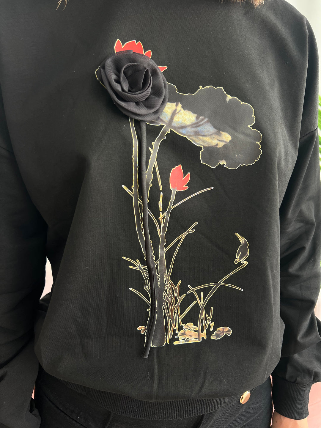 Sudadera Leire negro