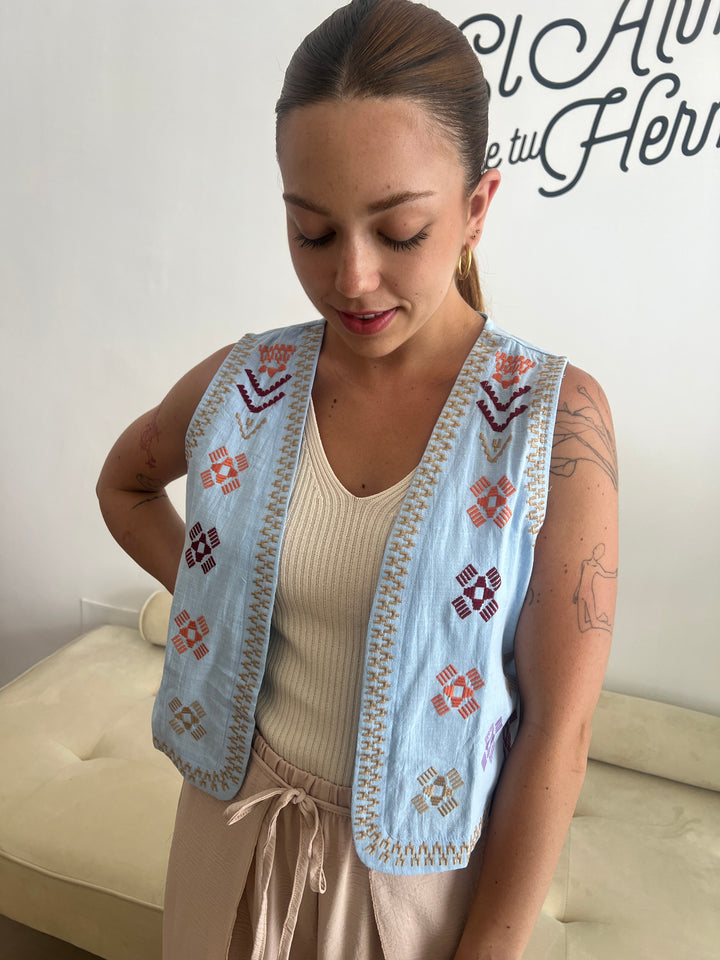 Chaleco Angy azul