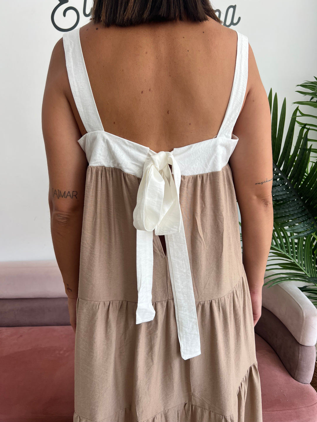 Vestido Lauren camel