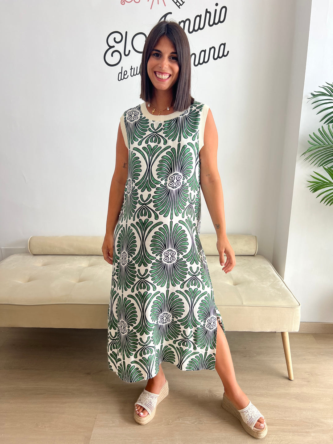 Vestido Conchi verde