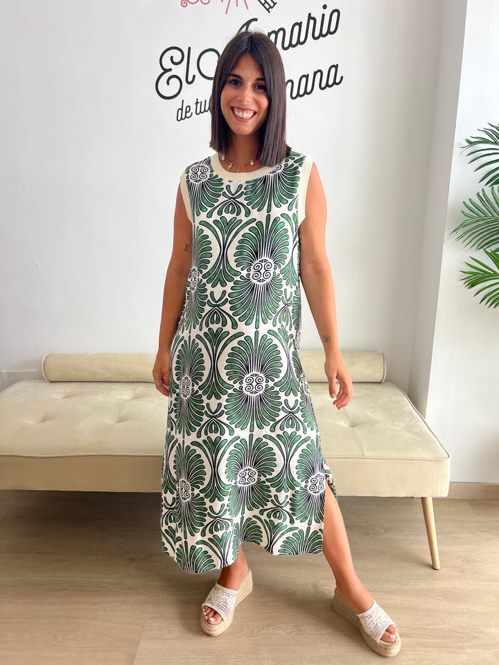 Vestido Conchi verde