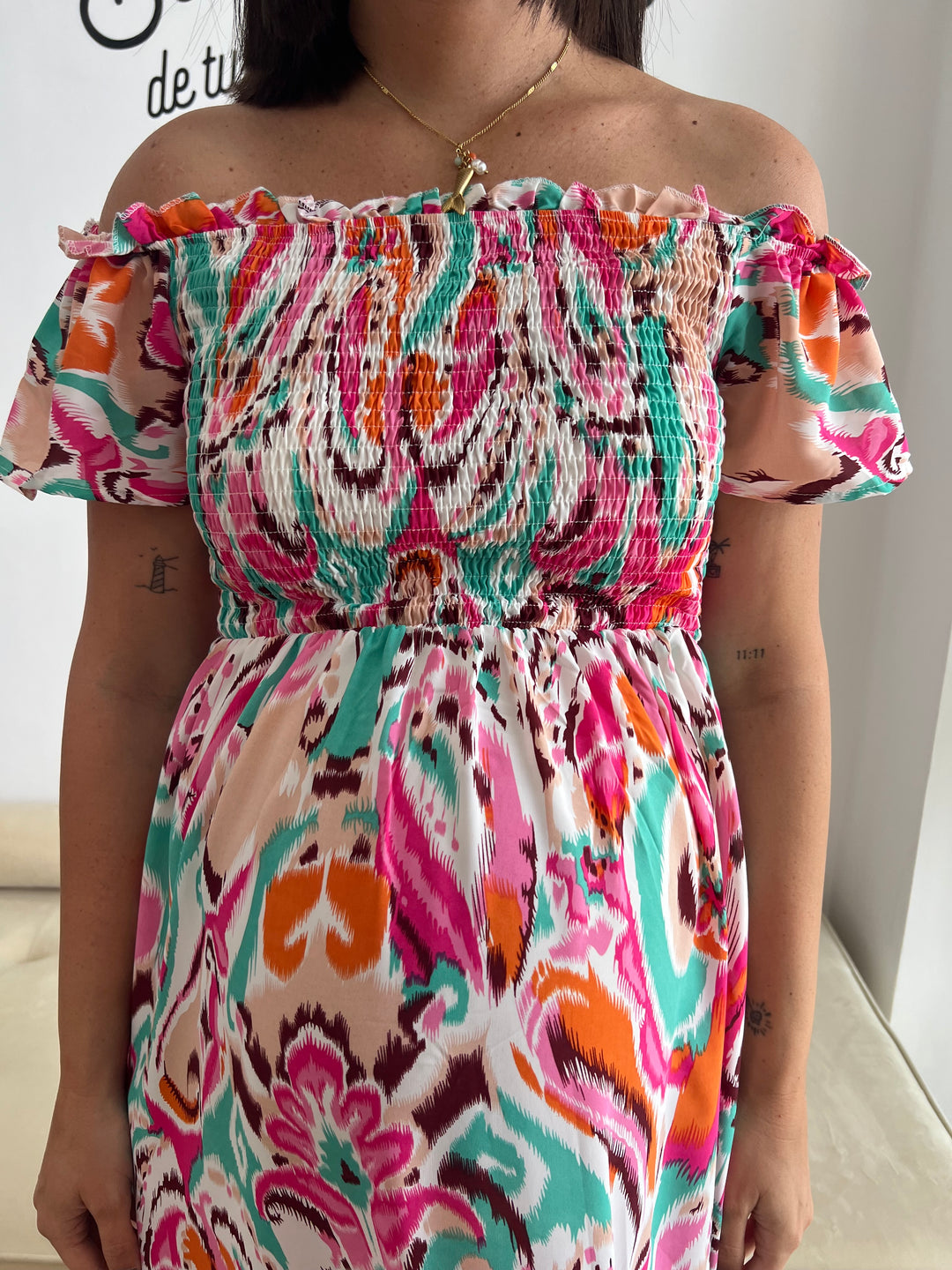 Vestido Norma fucsia
