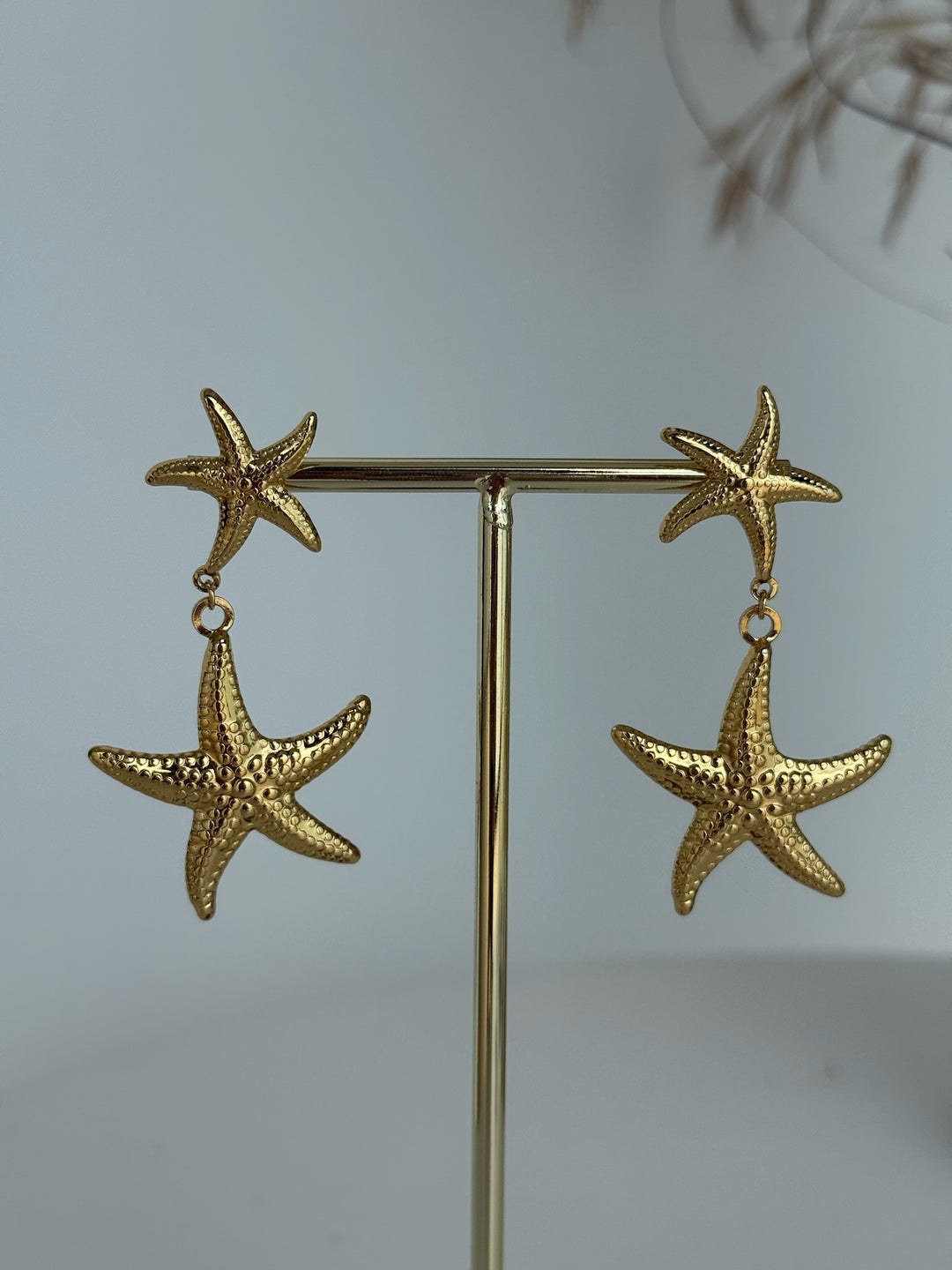 Pendientes Estrella (acero)