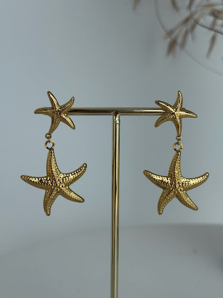 Pendientes Estrella (acero)
