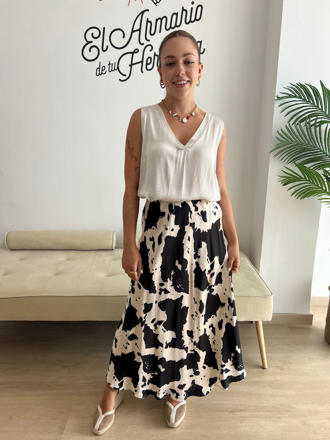 Falda Laura negro