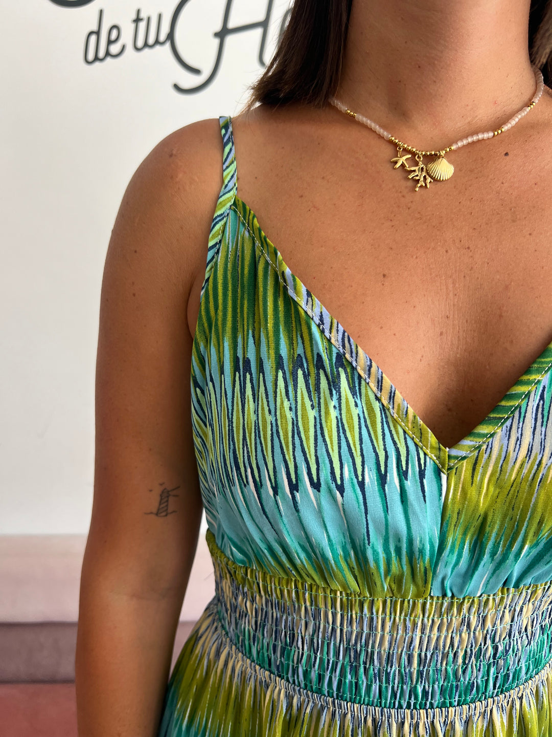 Vestido Ariadna verde