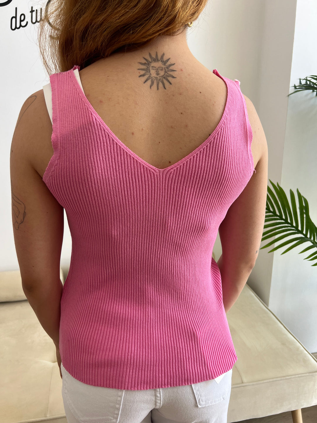 Top Lina rosa