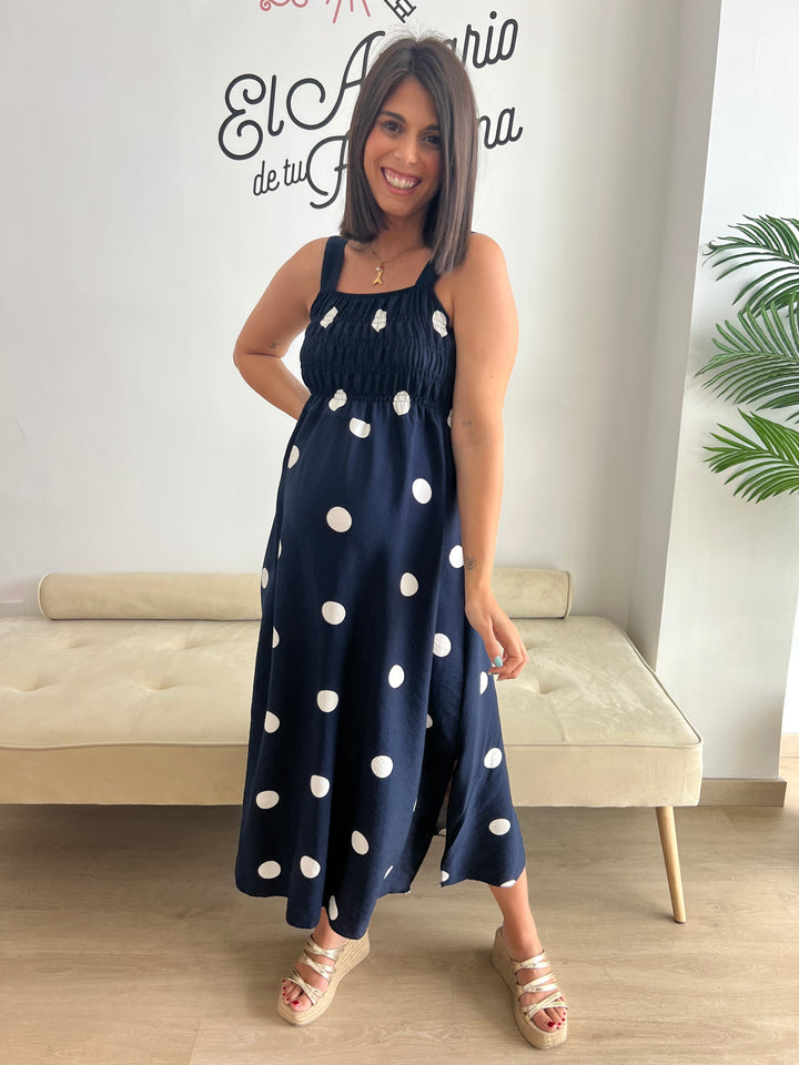 Vestido Samira azul marino