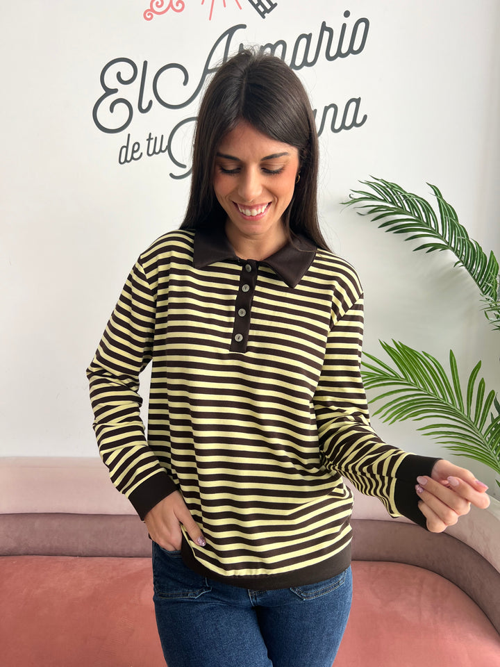 Sudadera Silvana amarillo