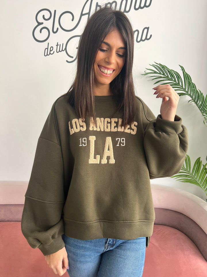 Sudadera Los Ángeles verde