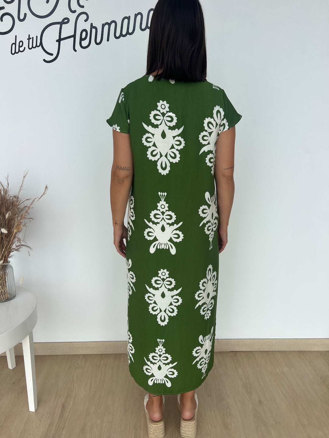 Vestido Bertín verde