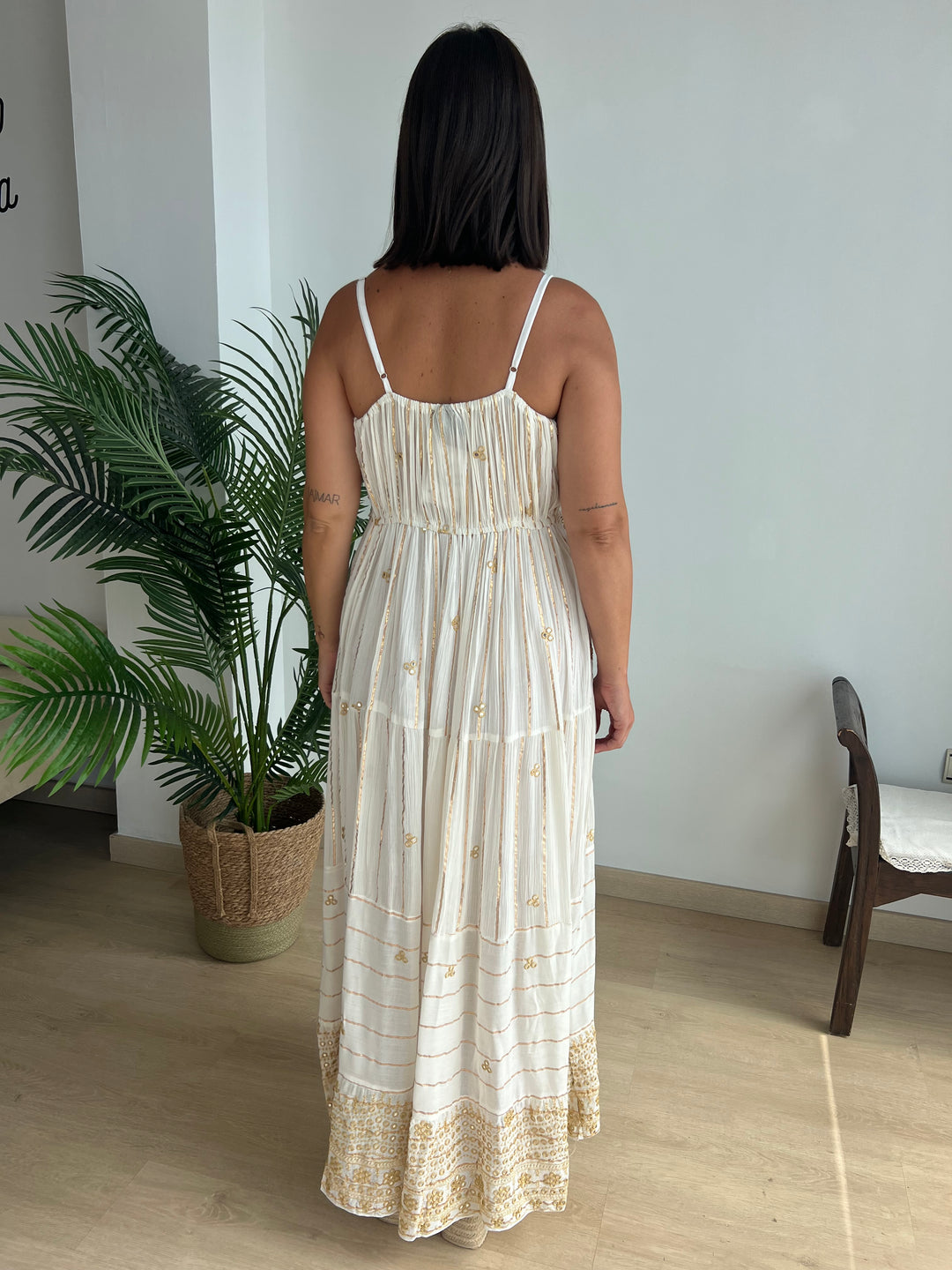 Vestido Roma camel