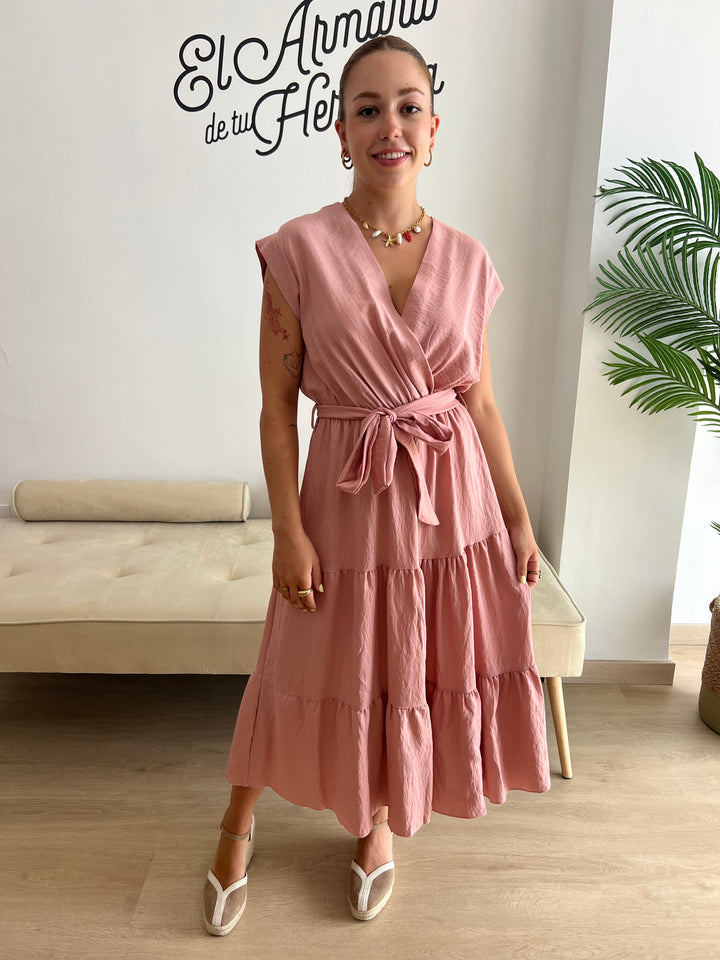 Vestido Mauro rosa