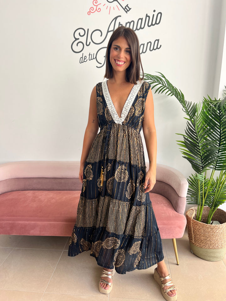Vestido India negro