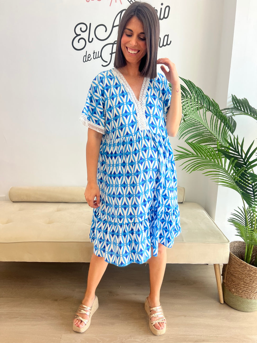 Vestido Amara azul
