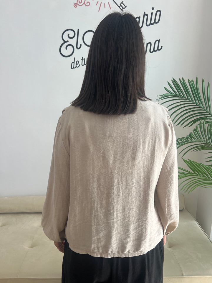 Blusa Miry beige