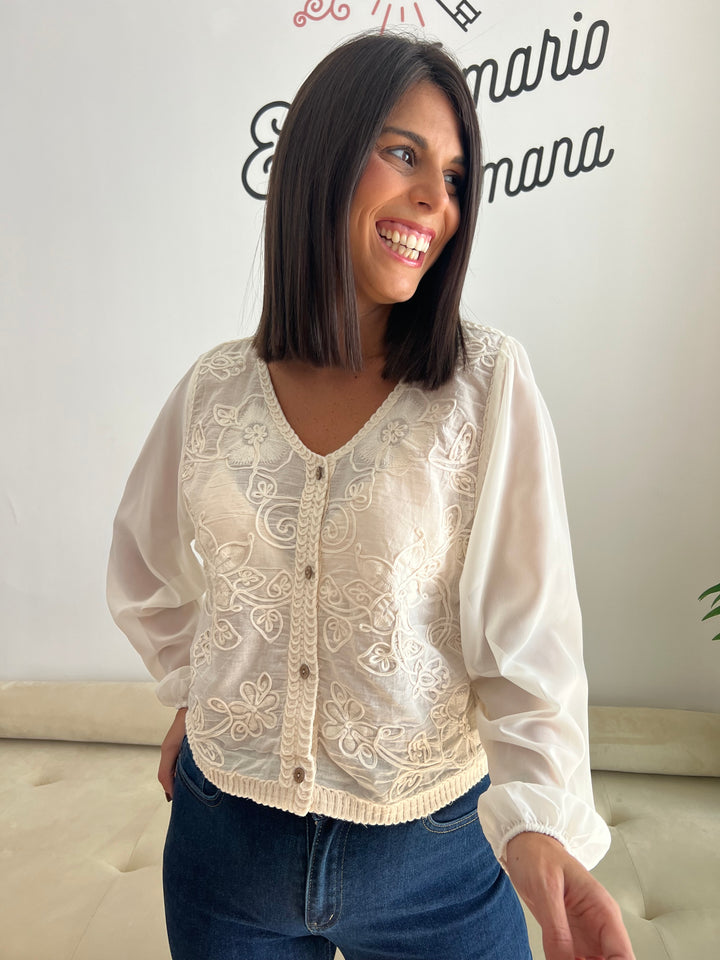 Chaqueta Aurora beige