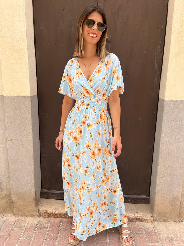 Vestido Cecilia celeste