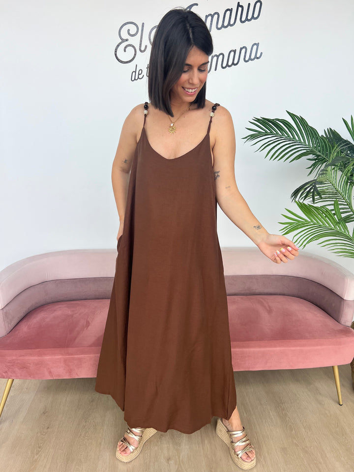 Vestido Nana marrón
